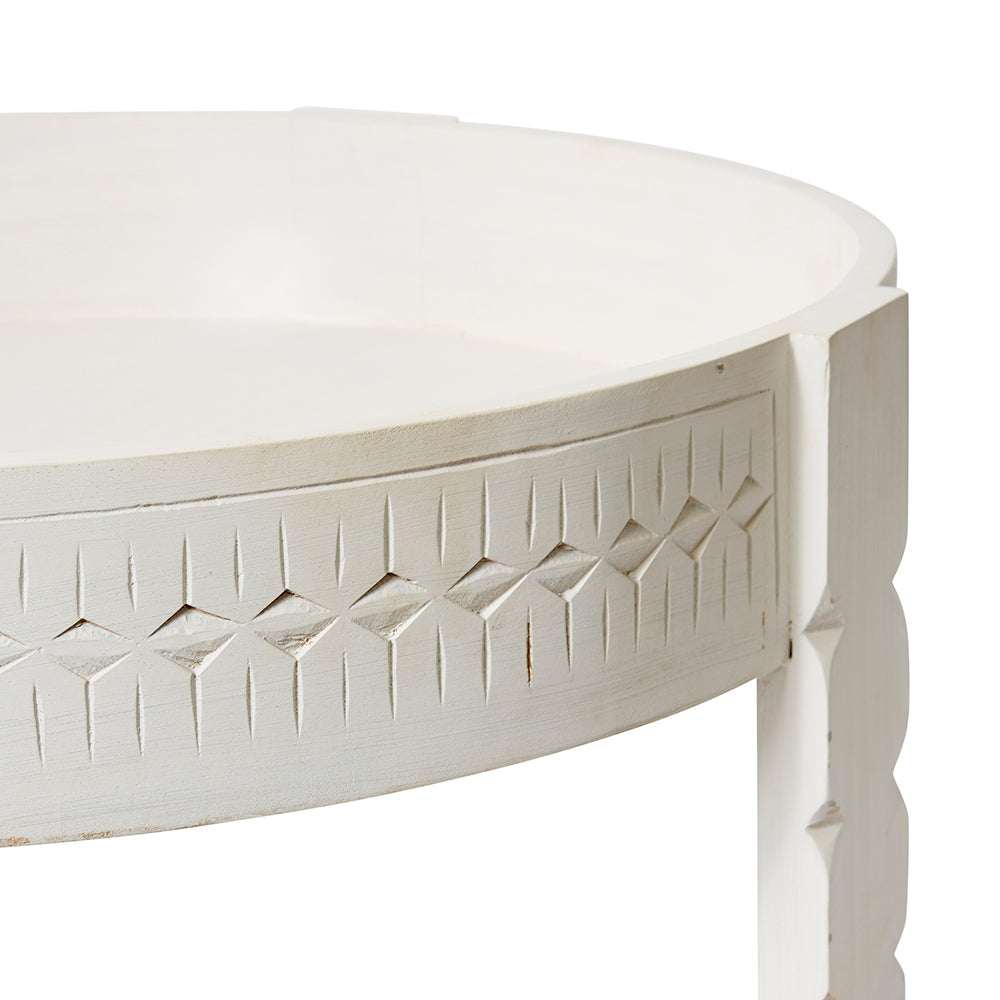 Yaeger Coffee Table - White