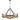 Pendant SESx8 Medium OD 862mm Candelabra Natural Wood & Oil Rubbed Bronze Hardware