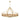Pendant SESx12 Large OD 1212mm Candelabra Medium Oak Wood & Satin Brass Hardware