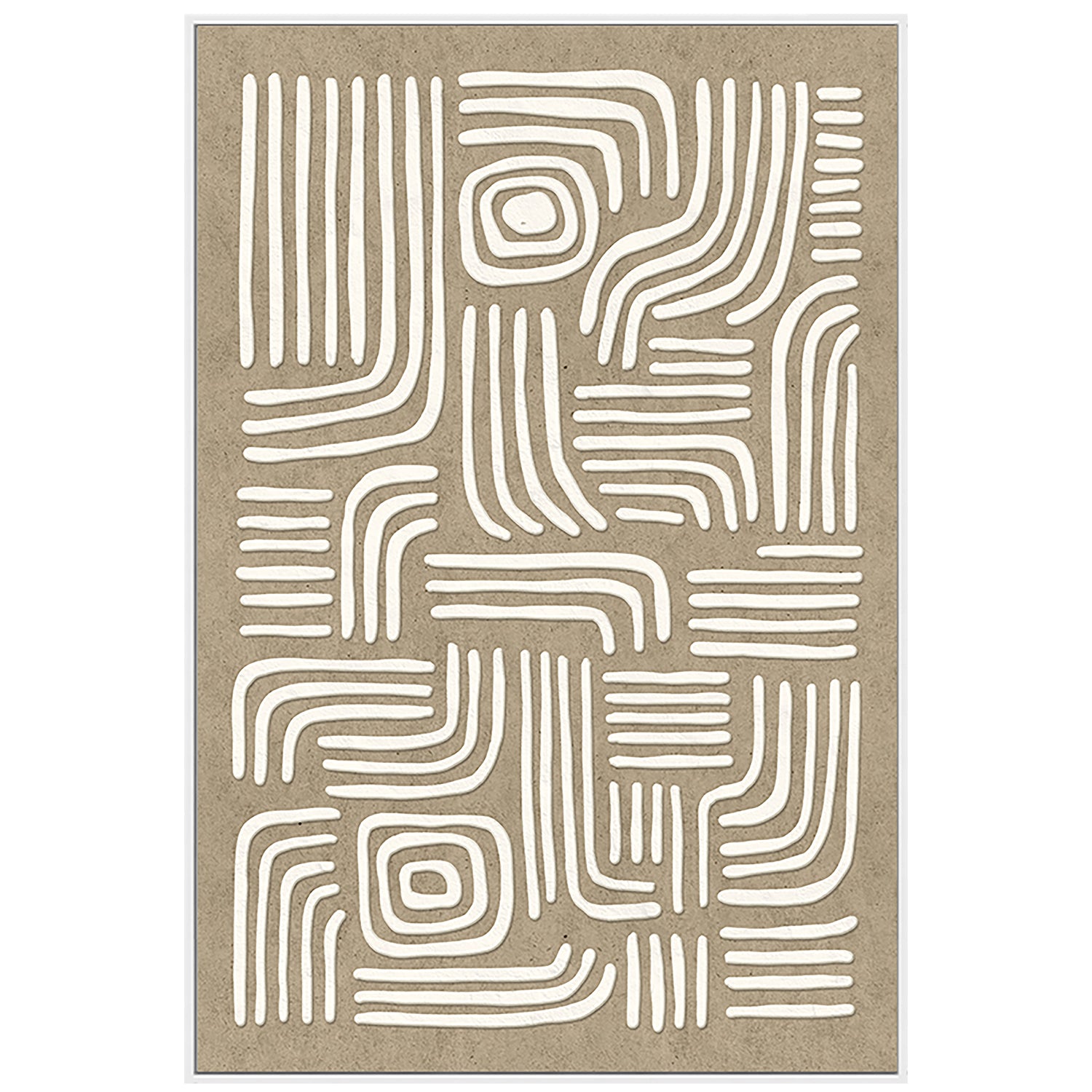 Tribal Twirls 3D 73x103cm