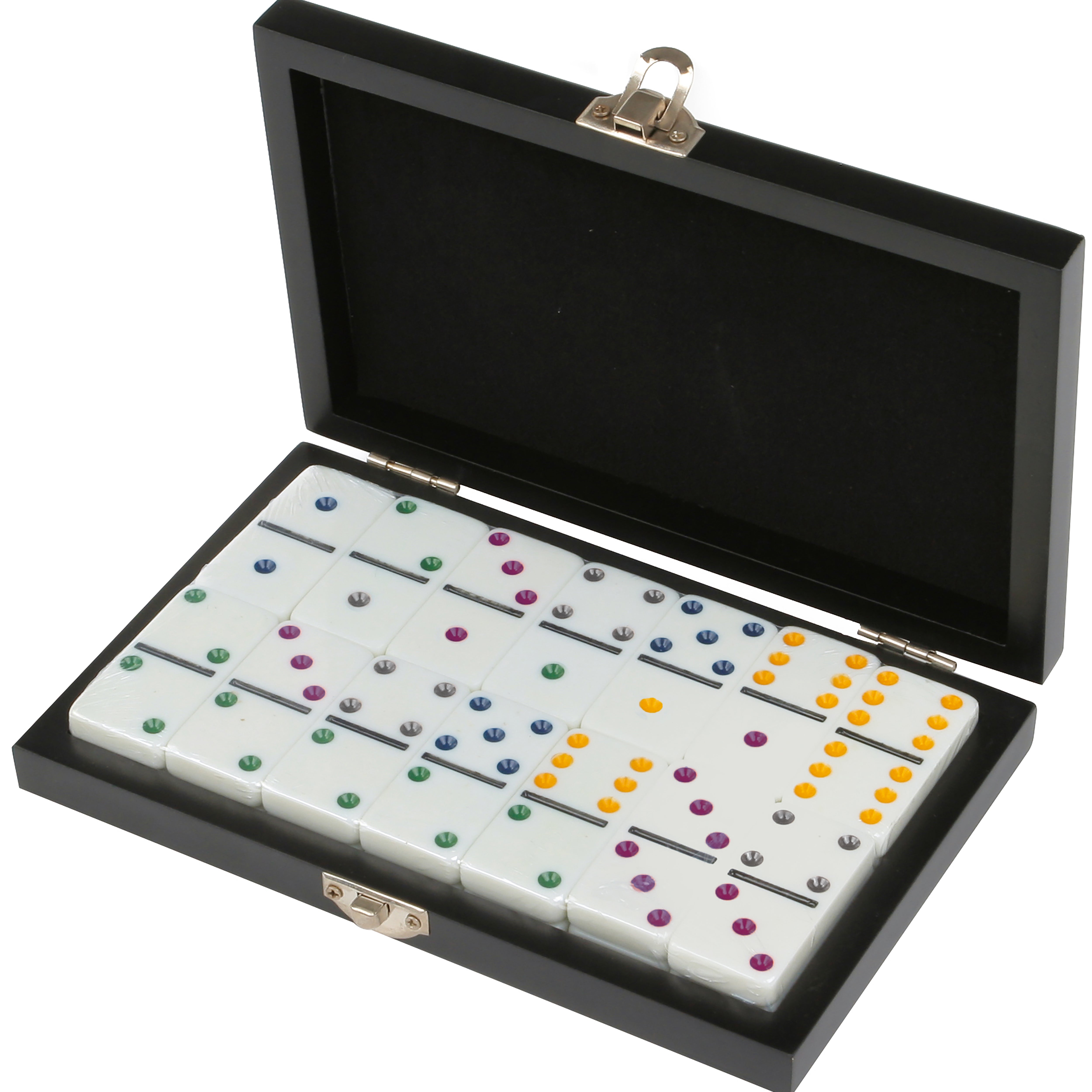 Domino Set in Wood Box 20x13cm