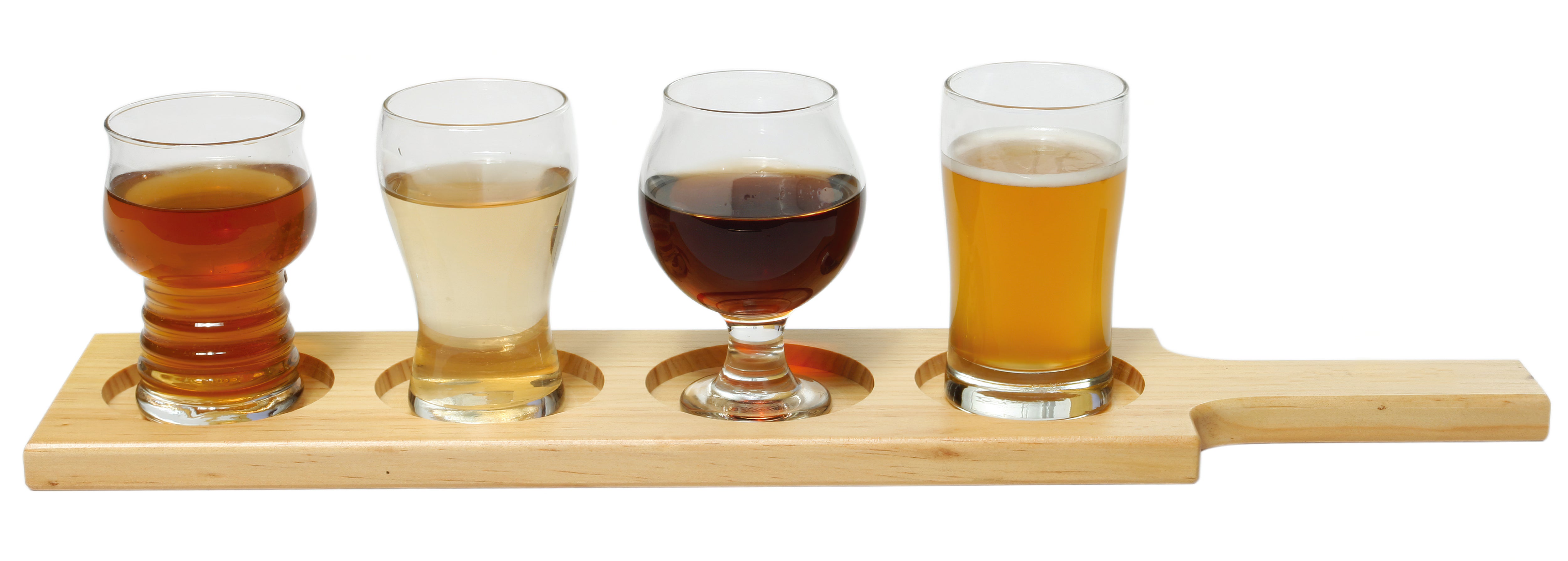 Beer Flight w/ 4 Glasses 40x10