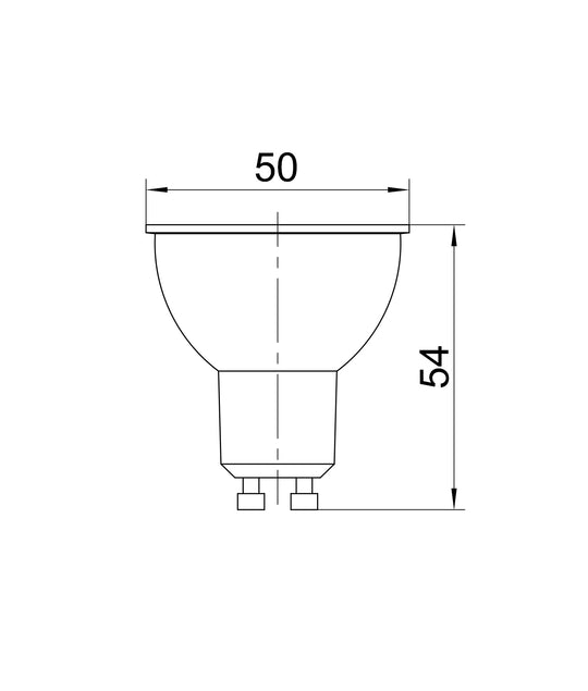 Globe LED GU10 6W 5000K Fr White 470 Lm