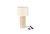 Geo Travertine Lamp 40cm