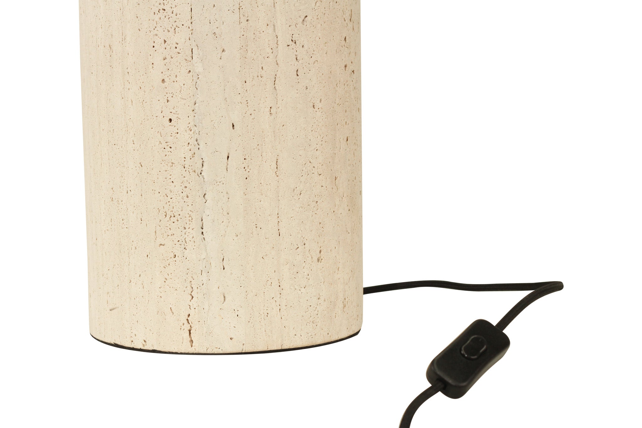 Geo Travertine Lamp 40cm
