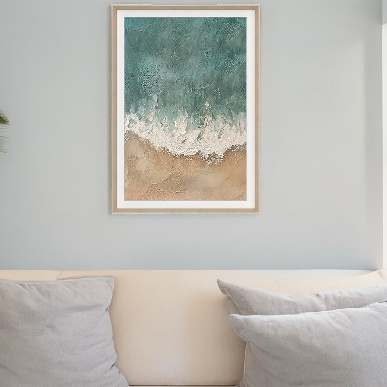 Seafoam Dream PaintPersp73x103cm