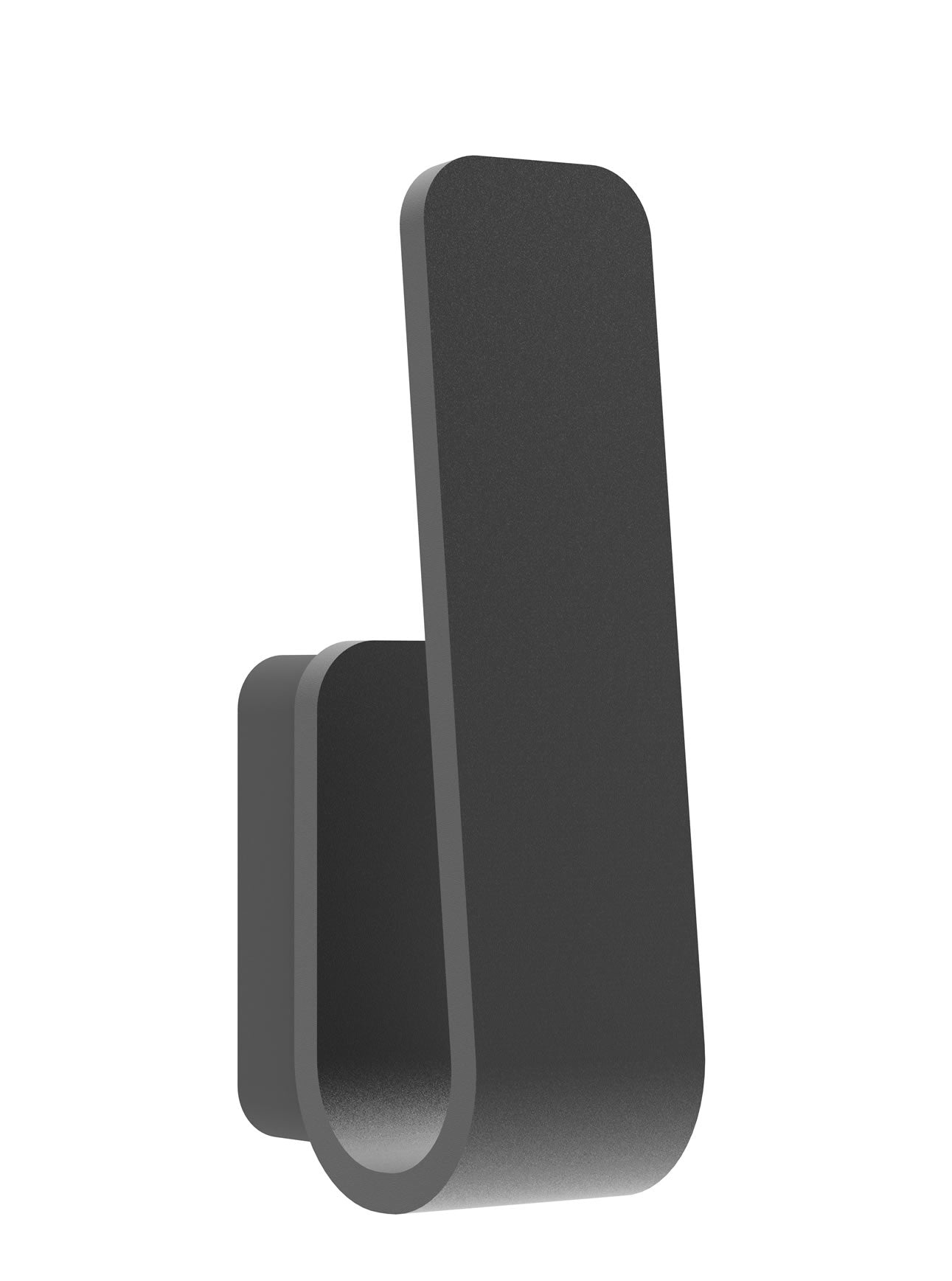 Wall S/M 7W LED Tri 536 Lm IP65 Hook Dark Grey