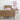 Hamilton Cane Bed - Single  - Weathered Oak
