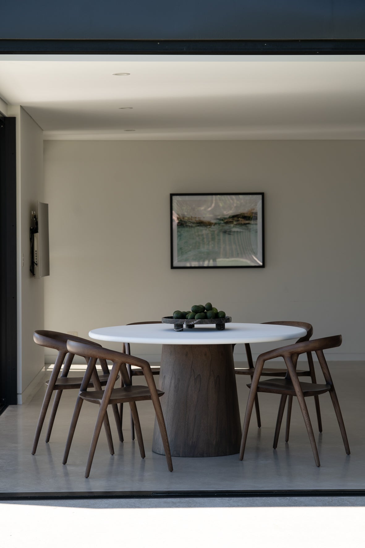Harlow Dining Table 140cm - Walnut Base