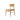 Harlow Dining Chair - Natural with Linen Seat