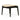 Harlow Foot Stool - Black with Linen