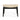 Harlow Foot Stool - Black with Linen