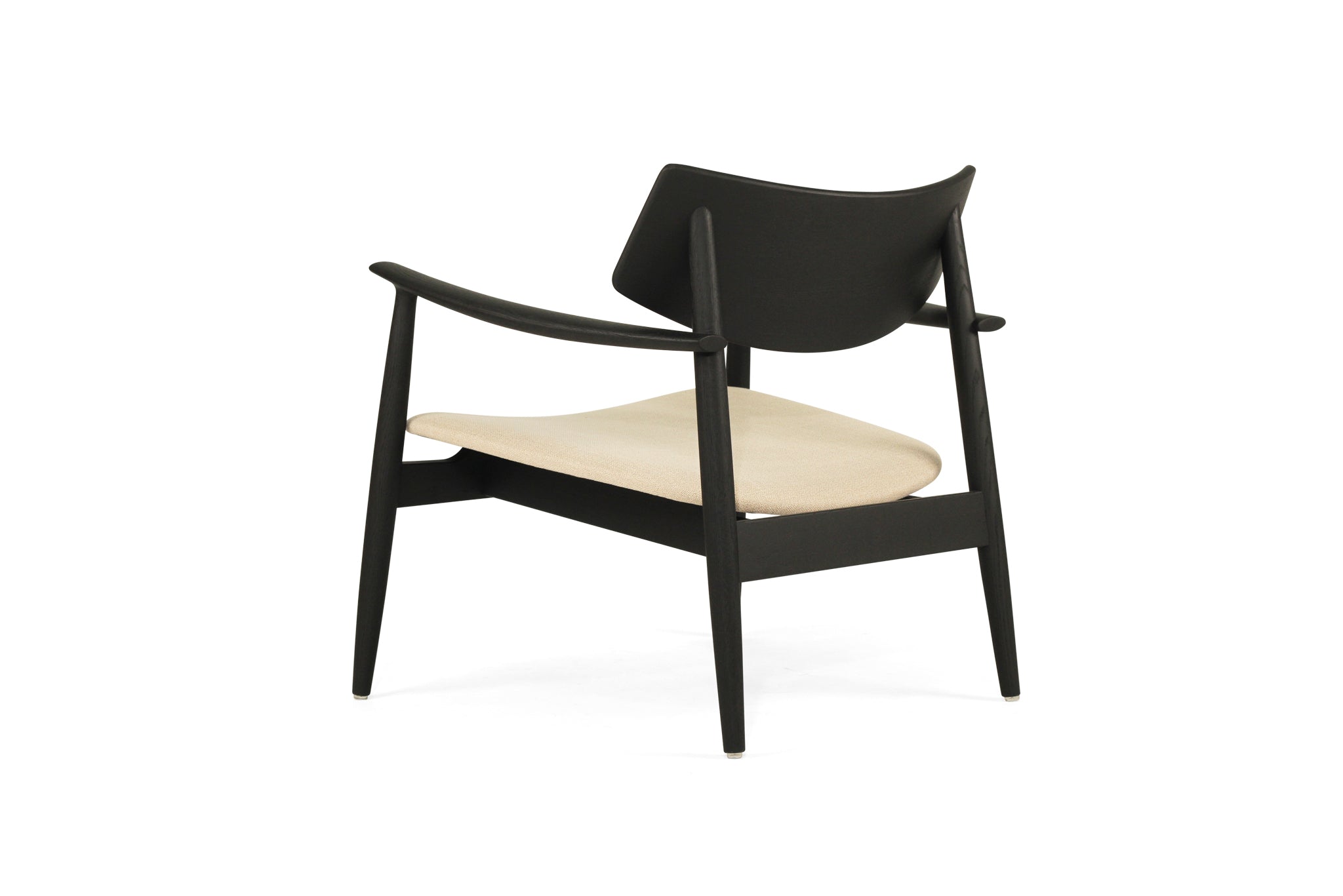 Harlow Occasional Chair - Linen Seat - Black