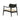 Harlow Occasional Chair - Linen Seat - Black