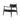 Harlow Occasional Chair - Leather Seat - Black