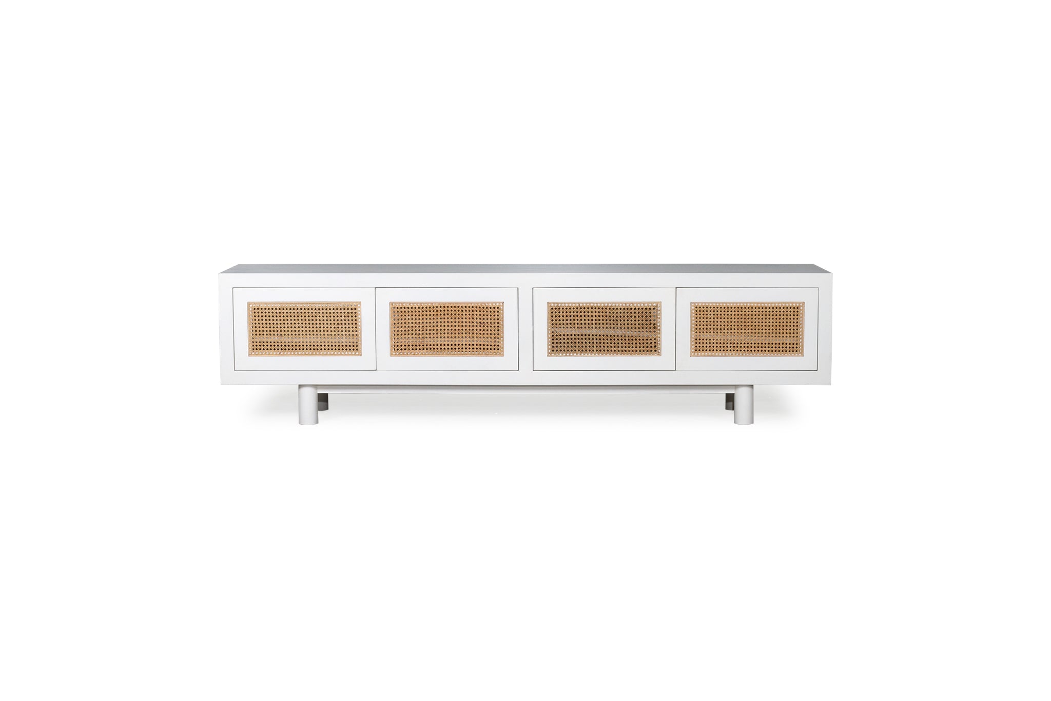 Iluka Four Door Entertainment Unit - White