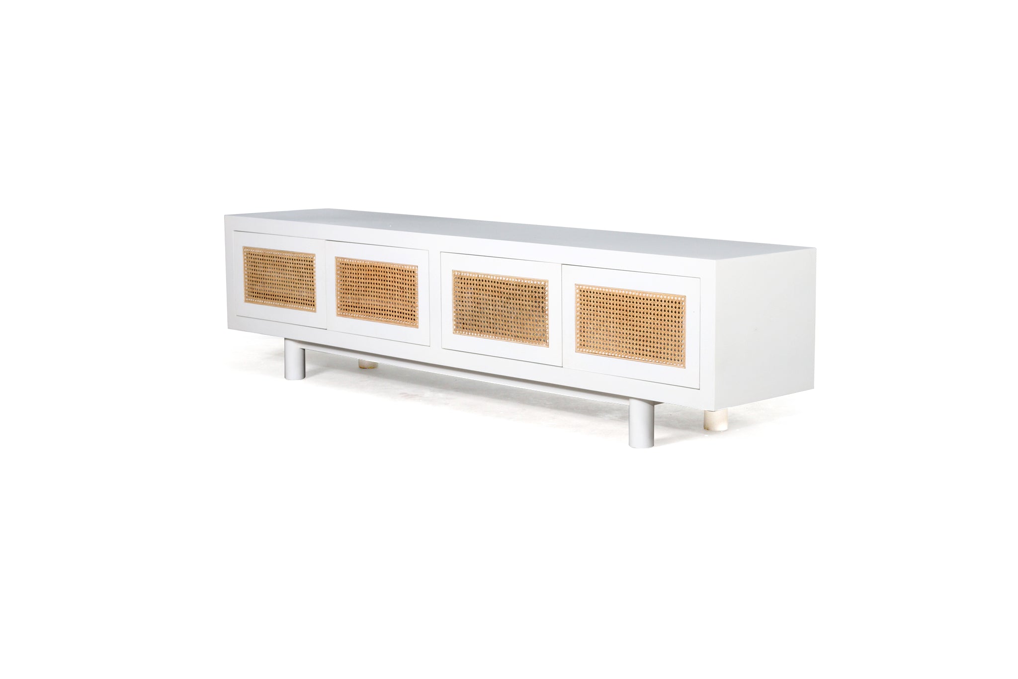 Iluka Four Door Entertainment Unit - White