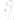 Floor ES Drum White Shade W/Ant Brass Tripod OD 490mm (Shade) H1590mm