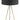 Table ES Drum Black Shade W/Ant Brass Tripod OD 290mm (Shade) H590mm
