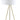 Table ES Drum White Shade W/Ant Brass Tripod OD 290mm (Shade) H590mm