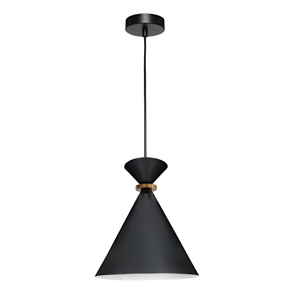Jadine 1 Light Small Pendant - Black