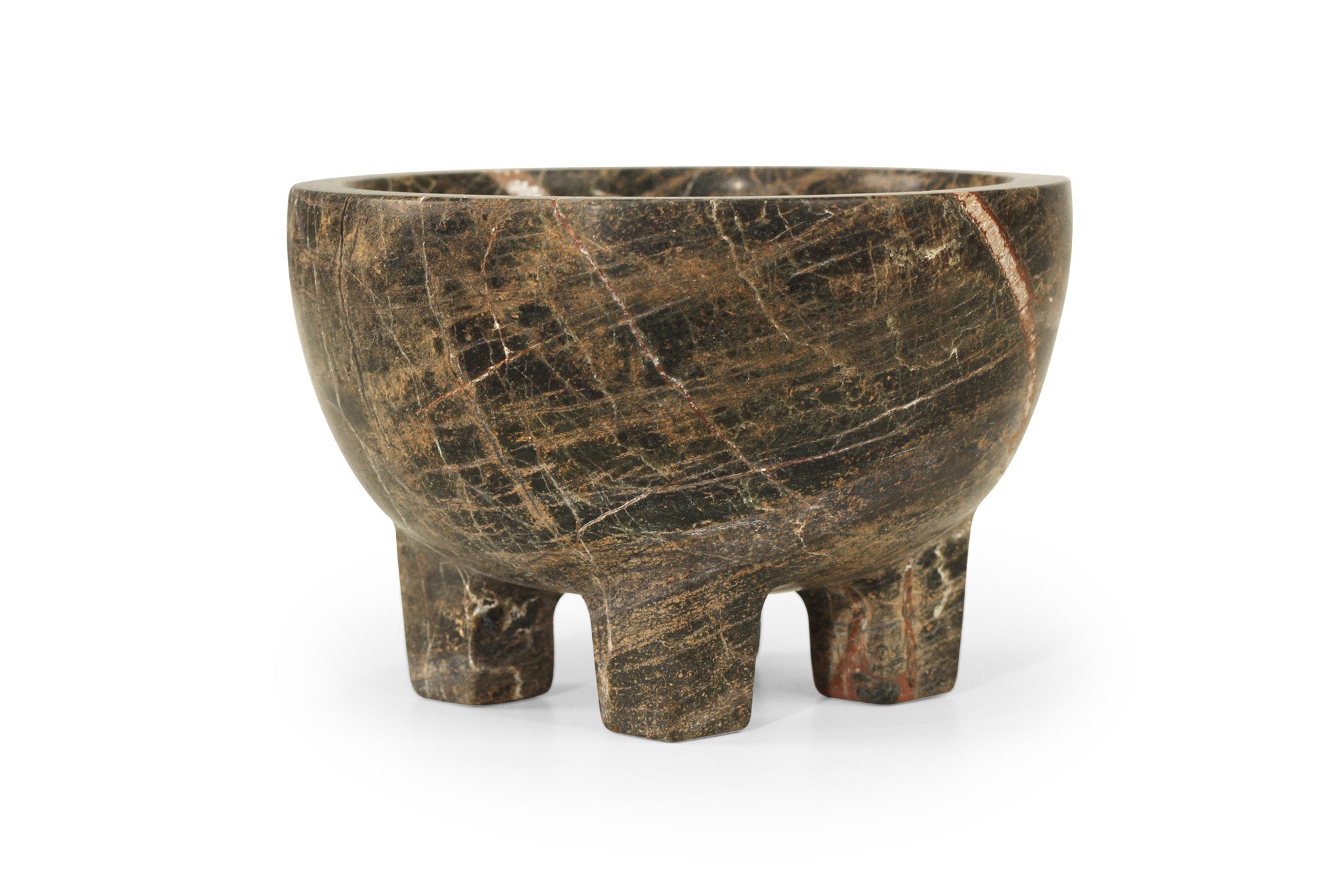 Jillian Four Leg Bowl - Forest Green