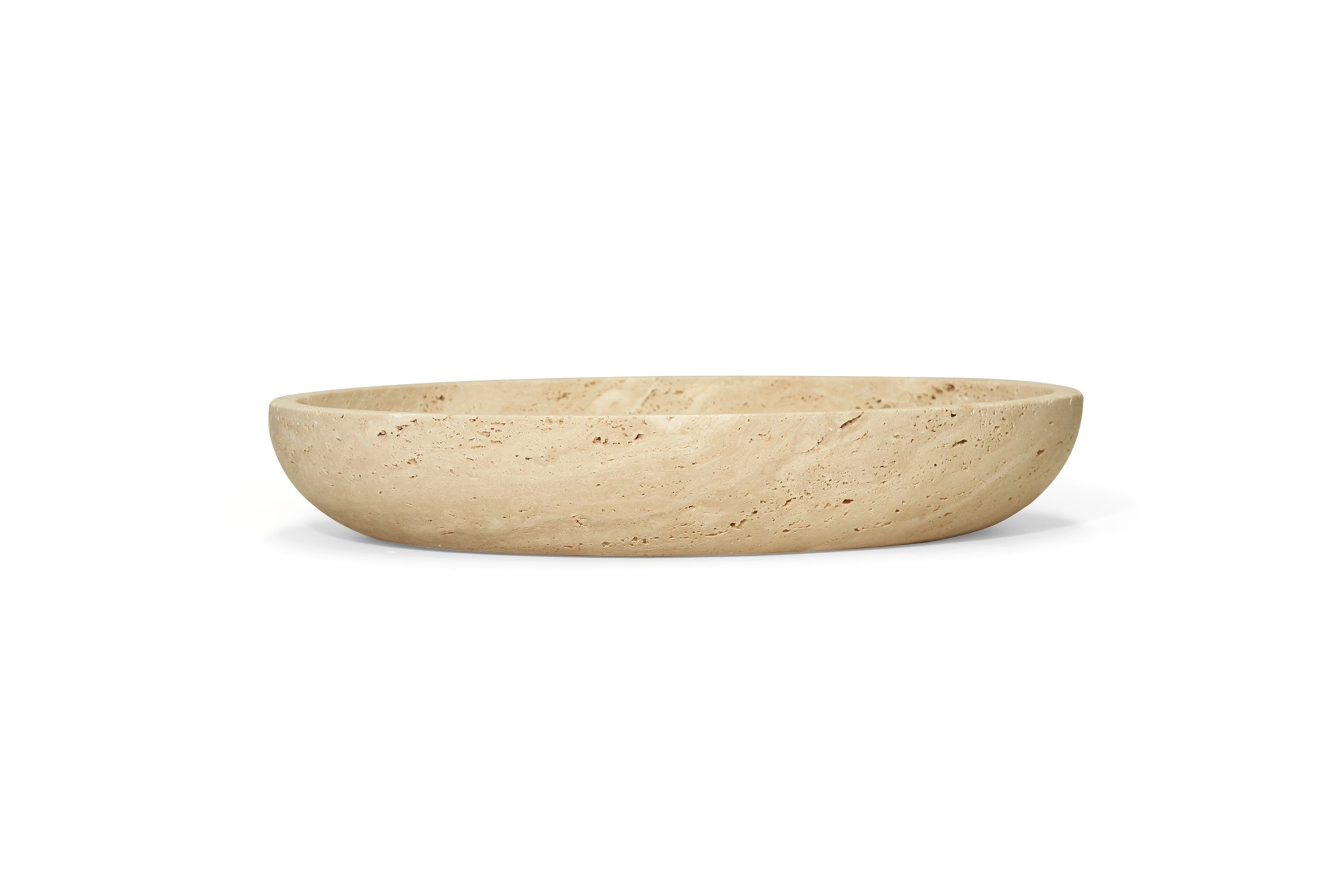 Jilian Fruit Bowl - Travertine