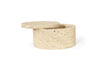 Jillian High Bowl - Travertine
