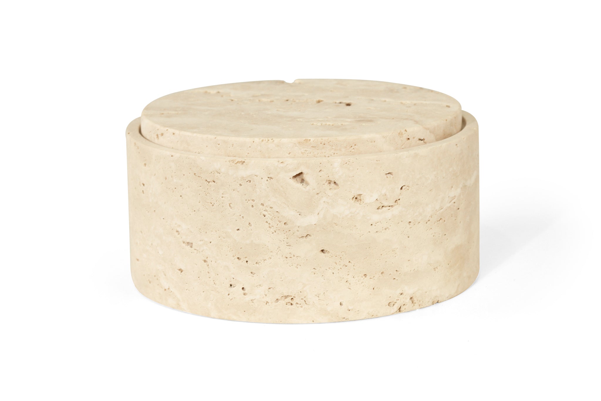 Jillian High Bowl - Travertine