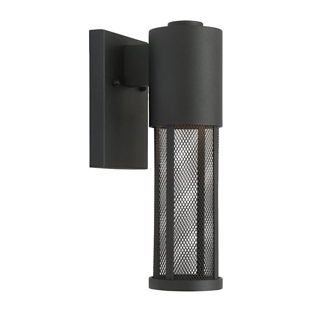 Kirkley 1 Light Exterior Wall Light - Black