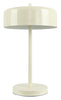 Table ES Metal Glossy Cream Drum Shade OD 280 mm H463 mm Round Base
