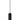 Pendant GU10 10W Black Aluminium Ribbed Cylinder OD 65mm