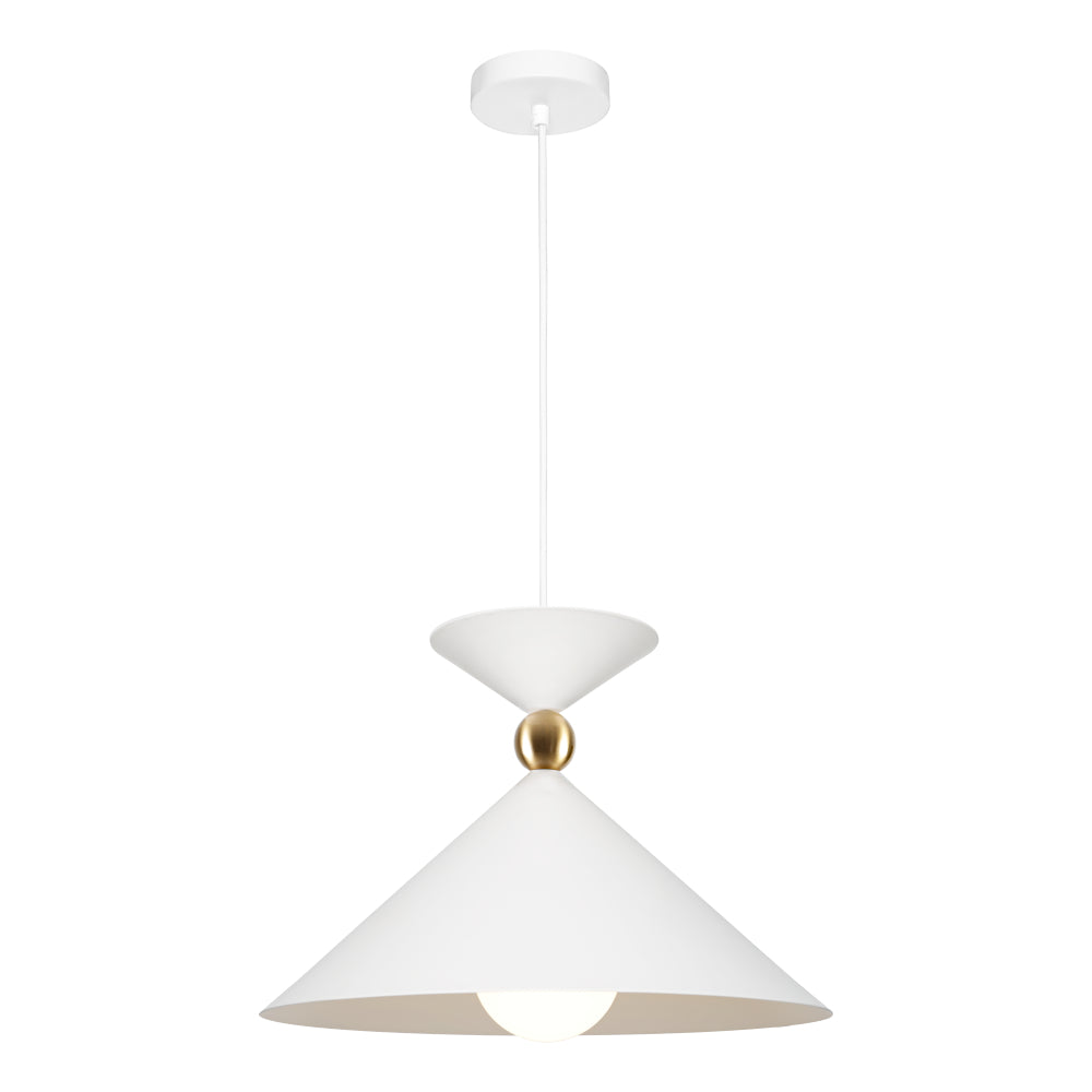 Kyra 1 Light Large Pendant - White