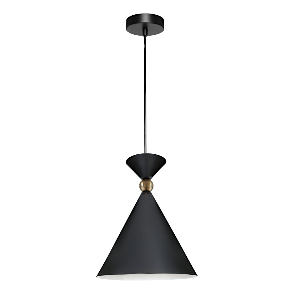 Kyra 1 Light Small Pendant - Black