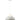 Pendant S/M LED White Dome 8W Tri 3K/4K/6K 312 Lm