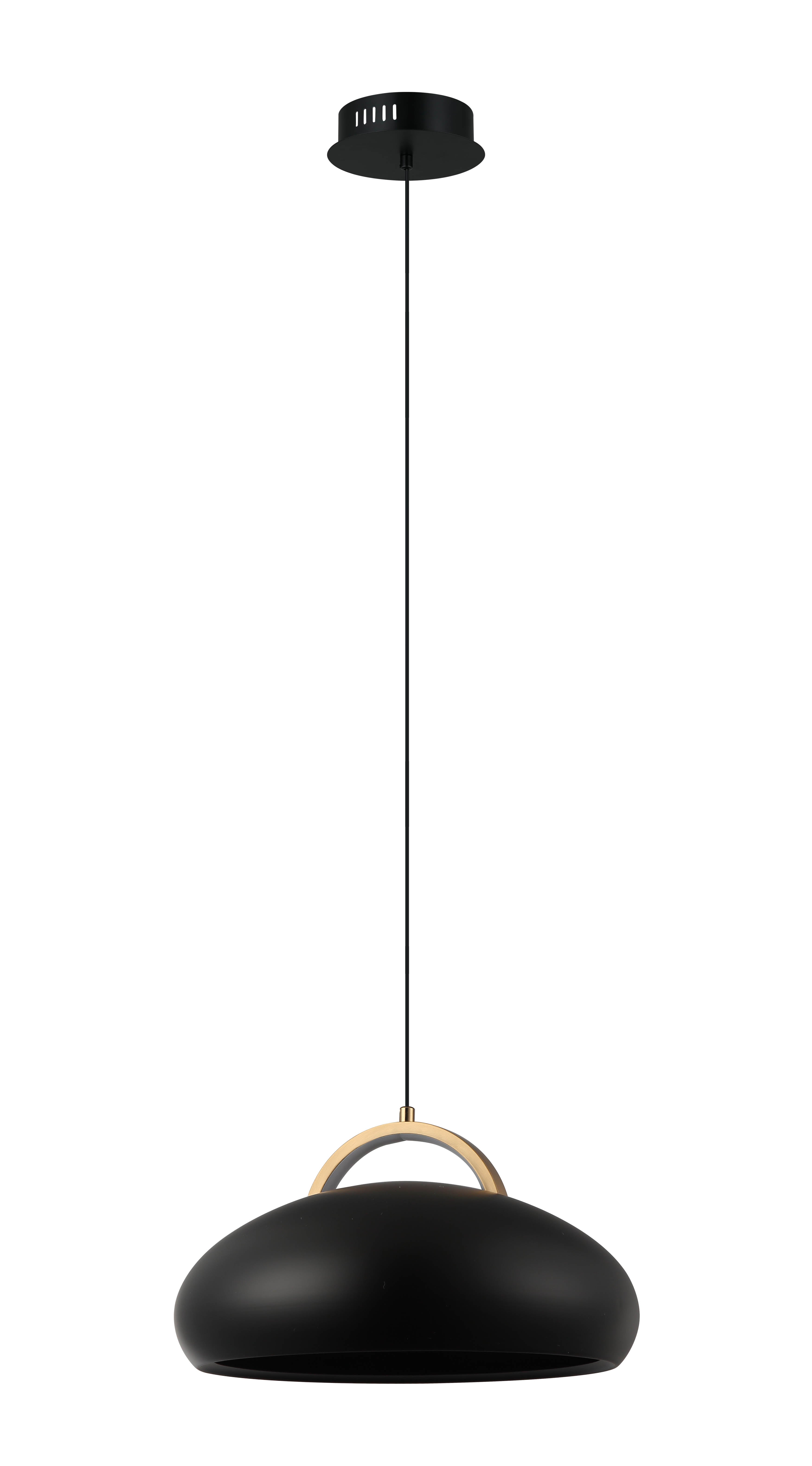 Pendant S/M LED Black Dome 8W Tri 3K/4K/6K 109 Lm