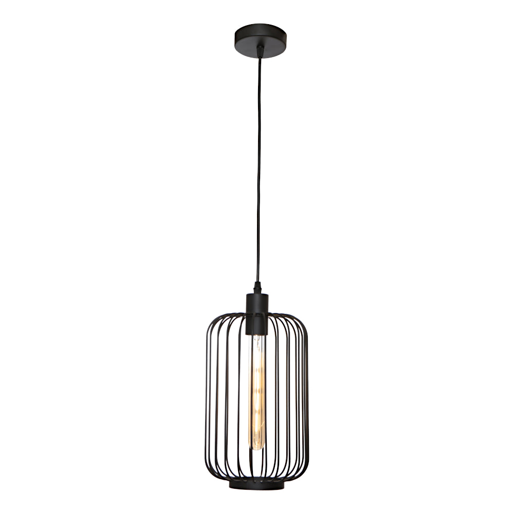 Kumi 1 Light Pendant - Black