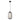 Kumi 1 Light Pendant - Black
