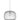 Pendant ES 40W Clear Glass W/Segments Chrome Highlight Dome OD 400mm