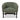 Amity Fabric Armchair - Coral Dark Green
