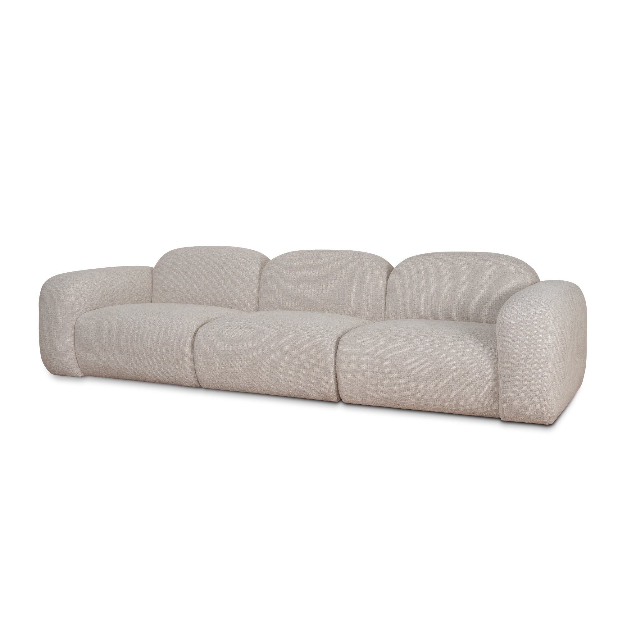 Soma 4 Seater Sofa - Stone Beige