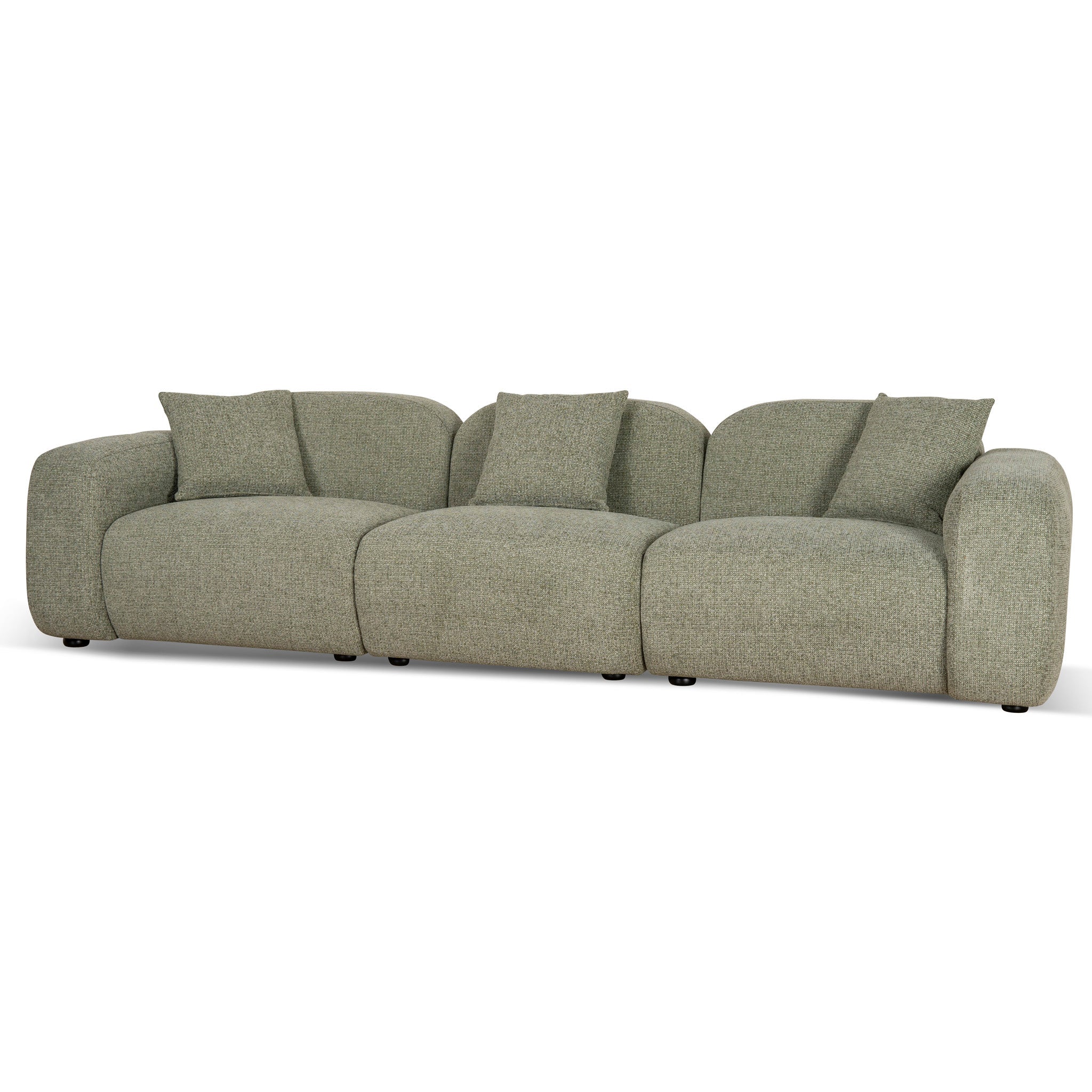 Soma 4 Seater Sofa - Coral Light Green