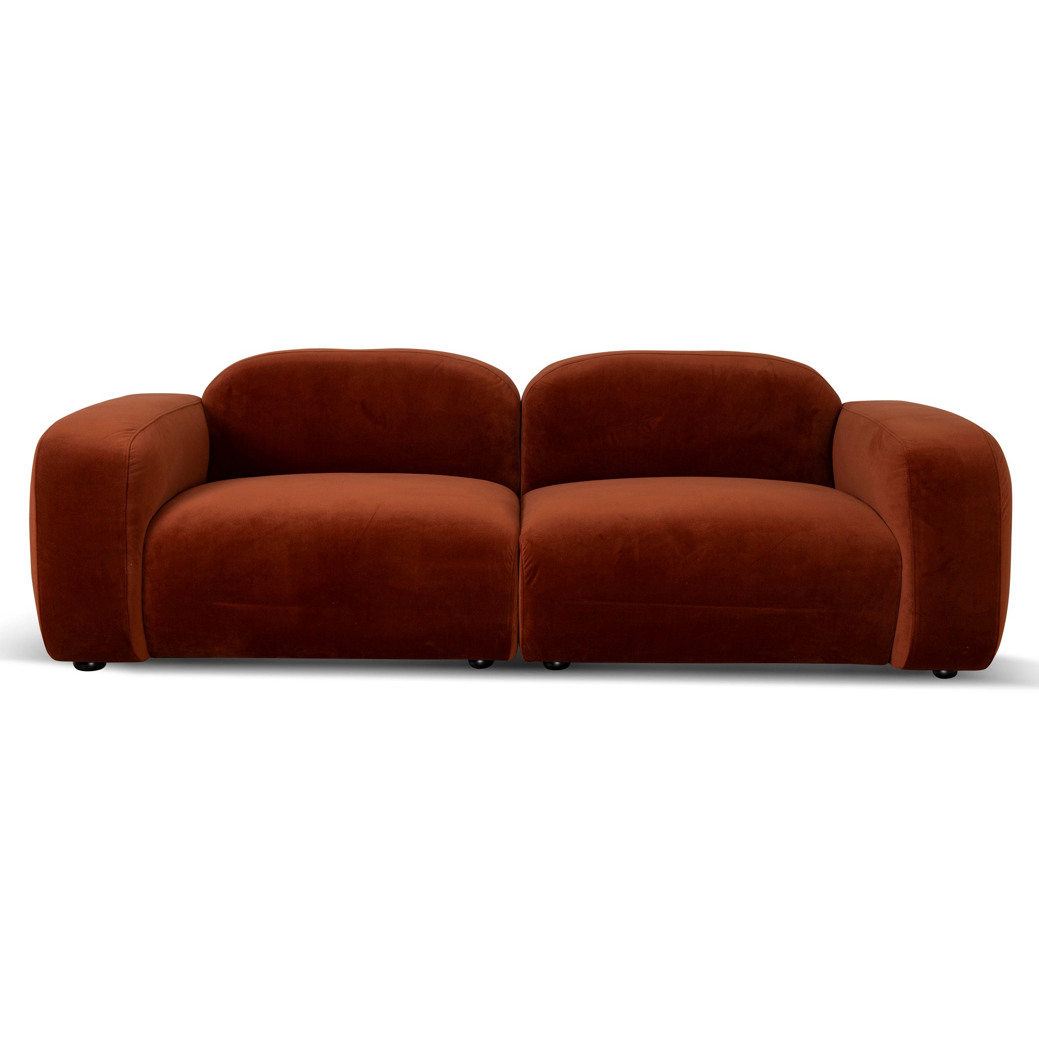 Soma 3 Seater Sofa - Umber Orange