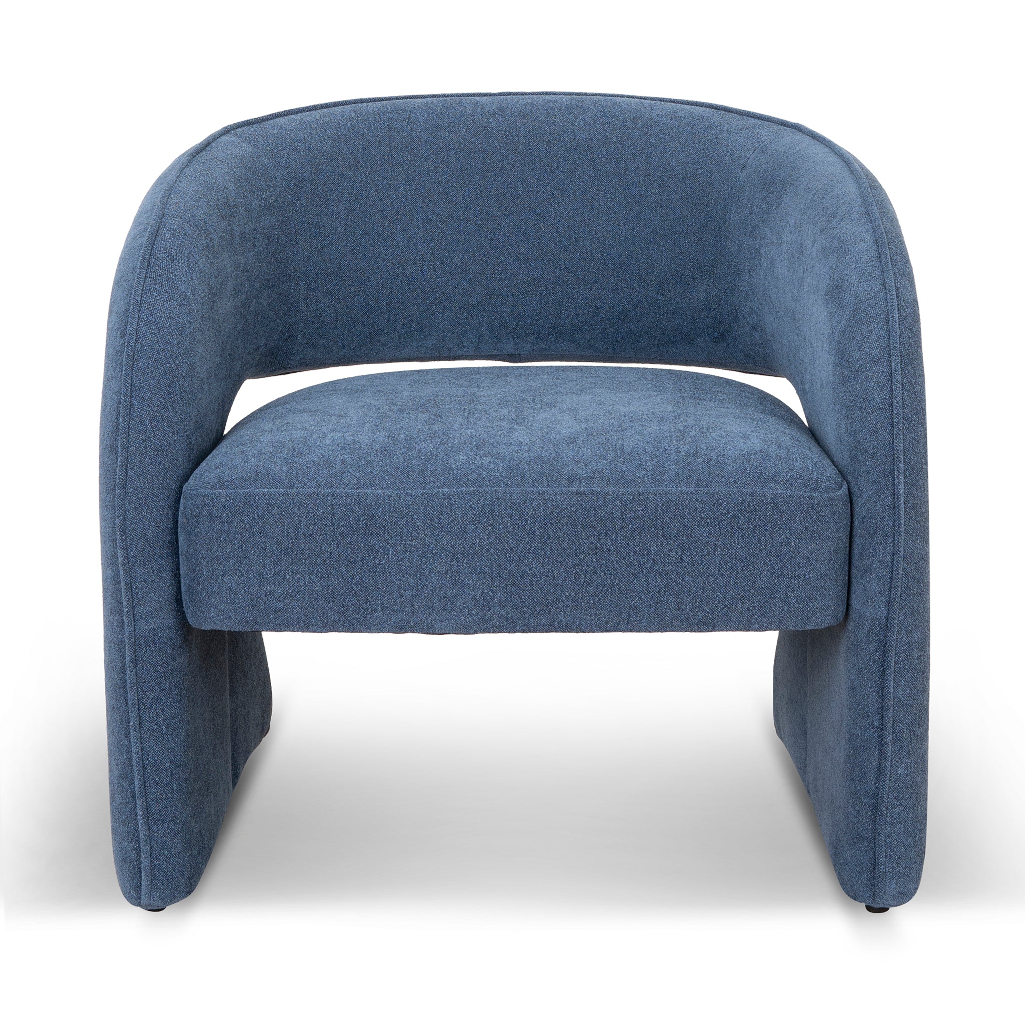 Renata Fabric Armchair - Navy Blue