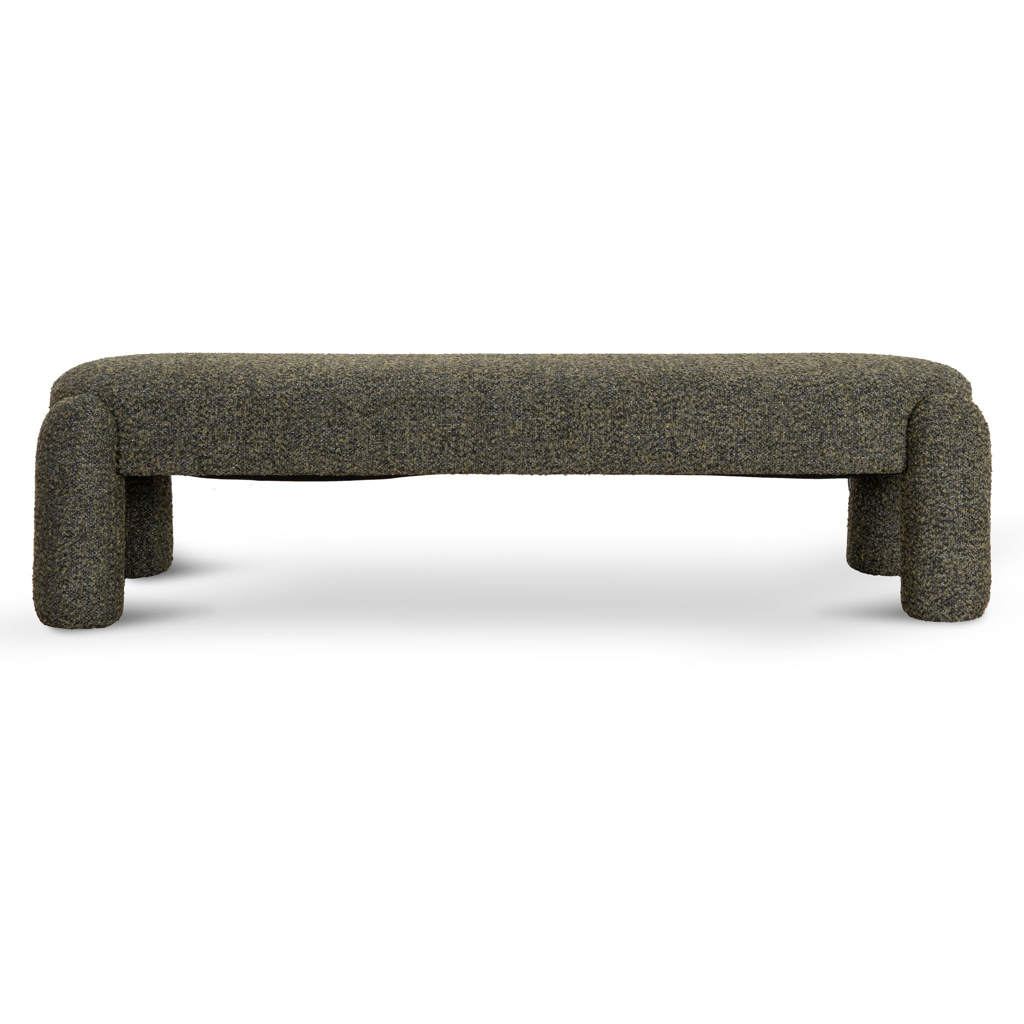 Tasker Long Ottoman - Basil Green