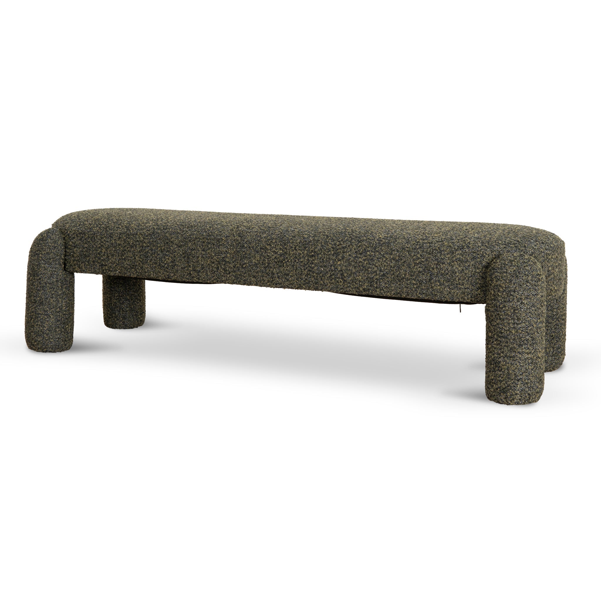 Tasker Long Ottoman - Basil Green