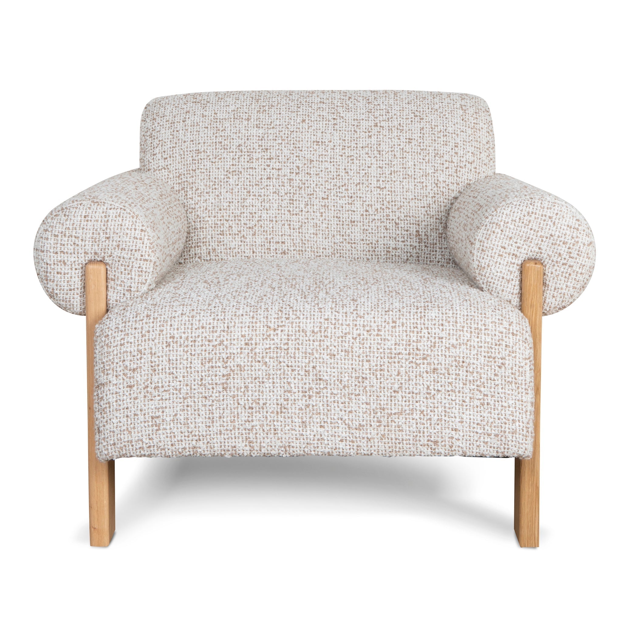 Teria Fabric Armchair - Sand Beige
