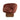 Odin Fabric Swivel Armchair - Red Bronze