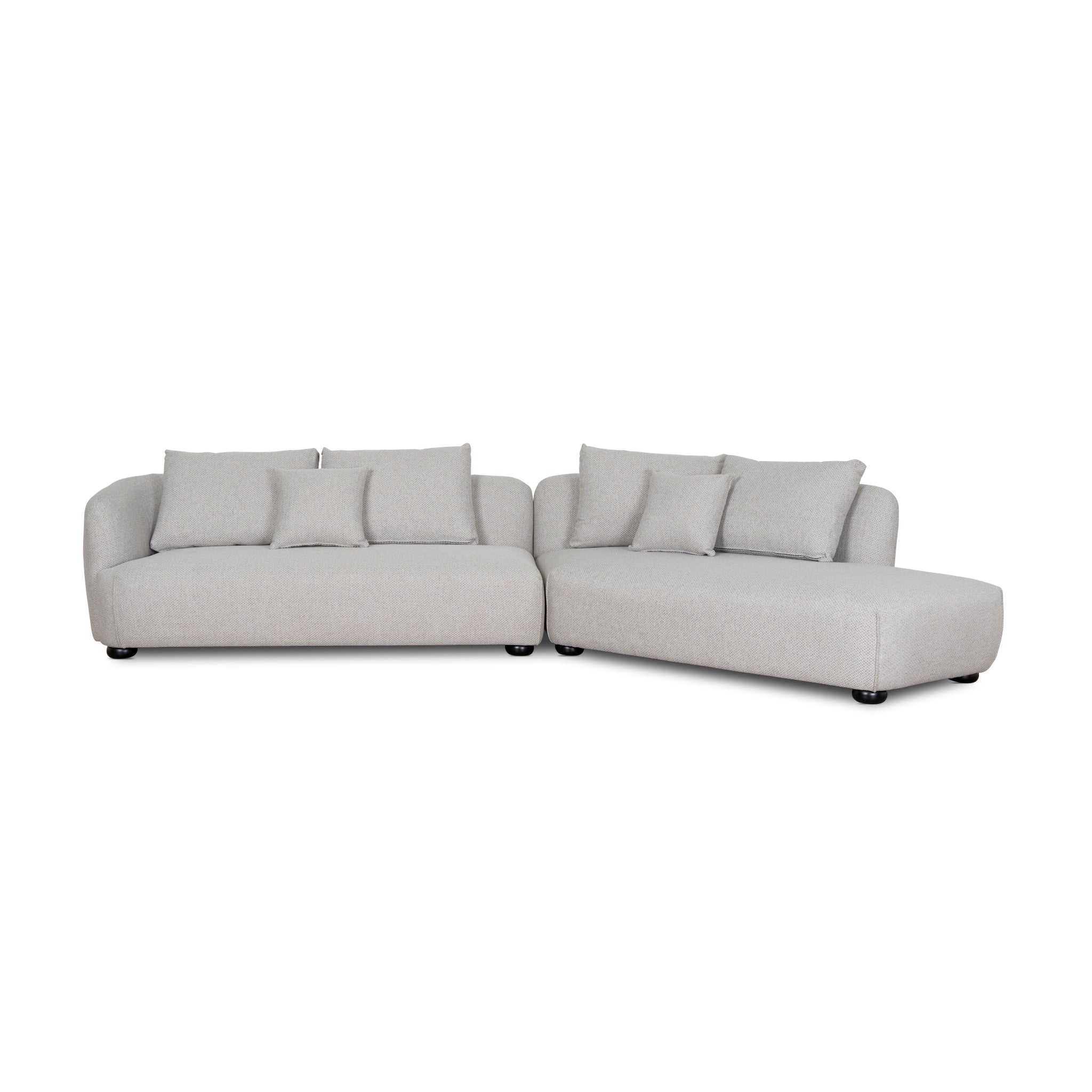 Marius Right Chaise Sofa - Sterling Sand