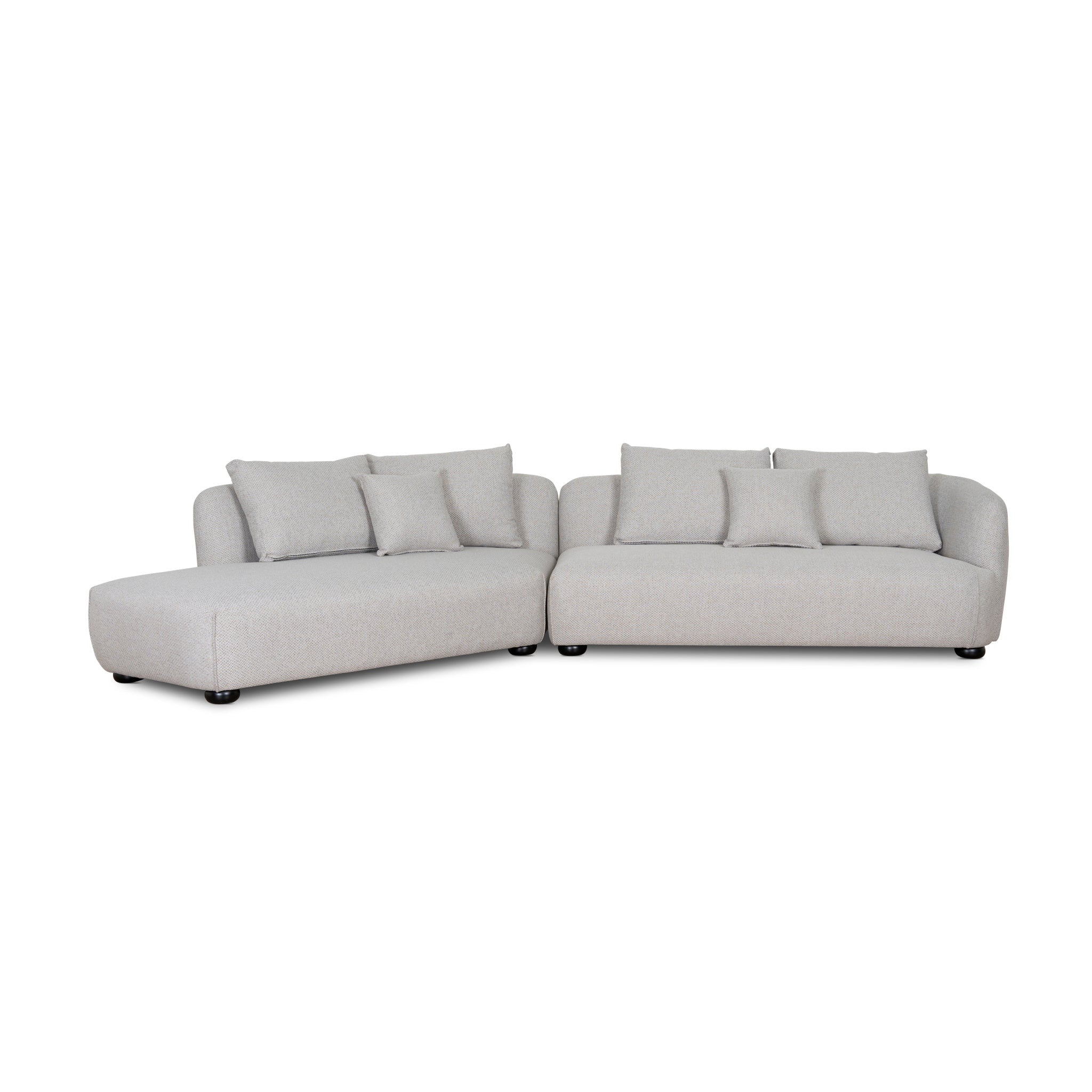 Marius Left Chaise Sofa - Sterling Sand